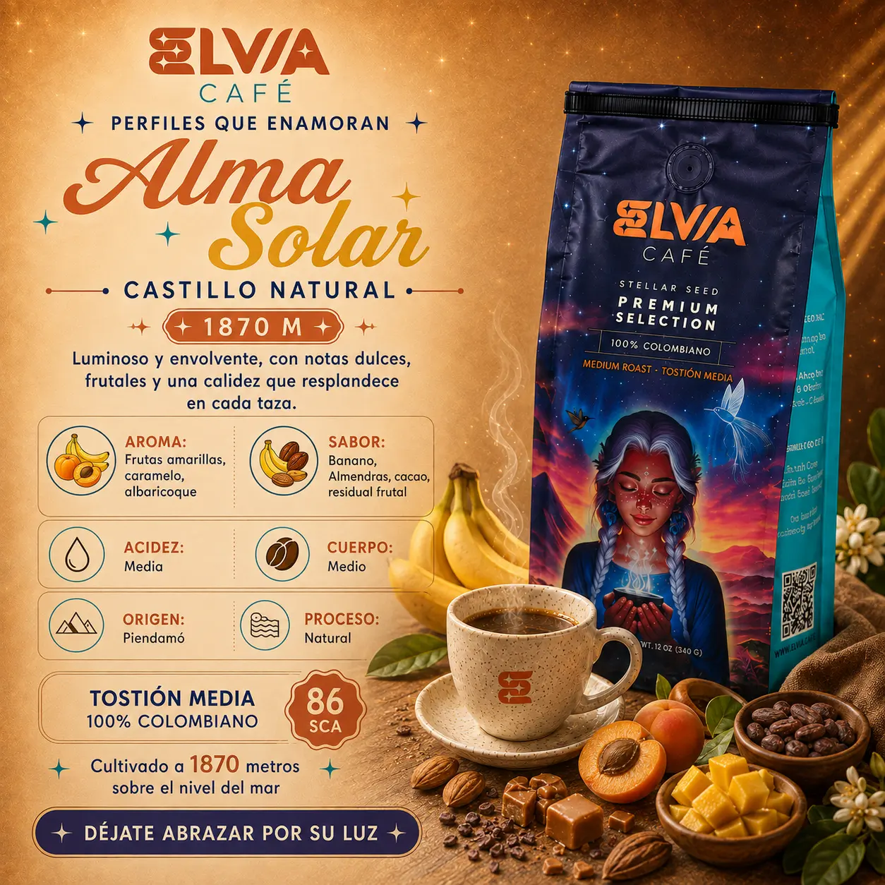 Alma Solar — café de especialidad Piendamó, Cauca